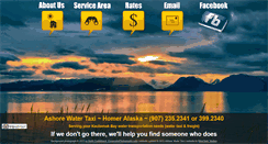 Desktop Screenshot of homerwatertaxi.com